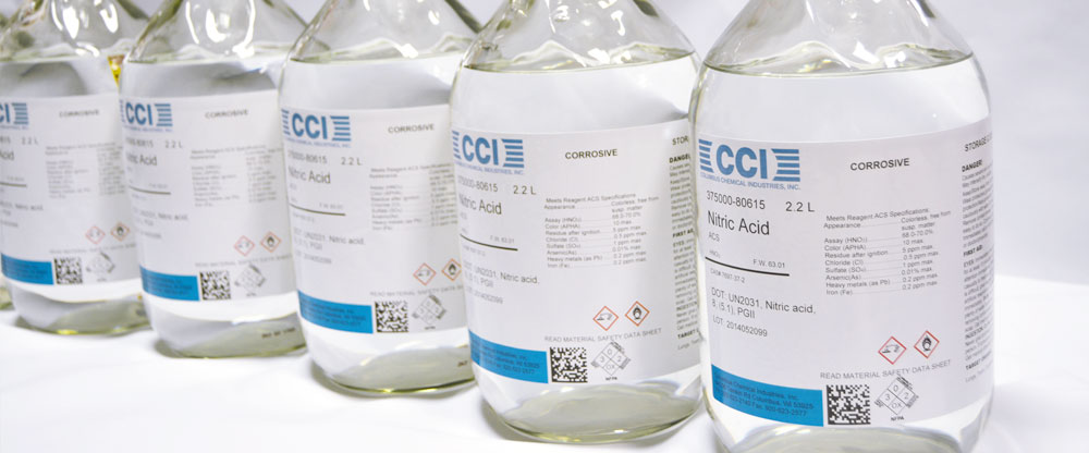 Columbus Chemical Industries Bottled Nitric Acid